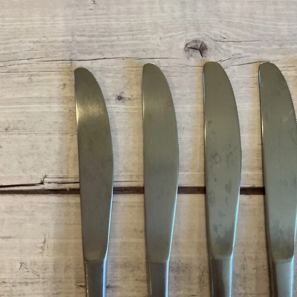 Stanley Roberts SRB91 Stainless Steel Flatware Dinner Knives Set Of 6 Korea